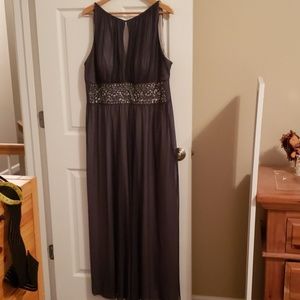 Jessica Howard Grey black evening gown. Worn once.